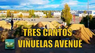 Viñuelas Avenue Walking Tour Tres Cantos Madrid Spain 4K