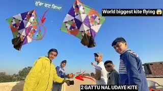 World's Biggest kite 🪁 || 10ft Kite Flying In India🇮🇳😍 || Kite Fat Gyi 😭 || Prince Vlogs😎