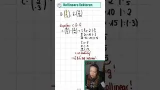 Kollineare Vektoren #short  #mathe #abitur #einfachmathe