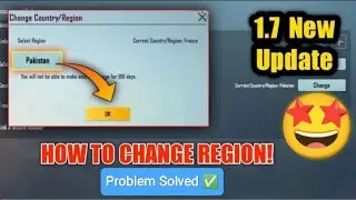 PUBG region change option not showing | How to change region in PUBG New Update