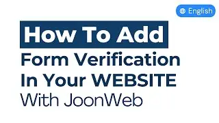 How To Add Form Verification Through 2factor.in In Your Website With JoonWeb | English
