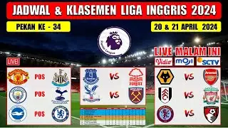 Jadwal Liga Inggris Pekan Ke 34 ~ WOLVES vs ARSENAL ~ FULHAM vs LIVERPOOL ~ EPL 2024