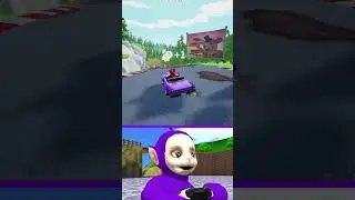 Tinky Winky Escape From FNAF Kart Part 1 #shorts