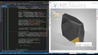 Solid Edge Macro Tutorial with C# - 26 - Work with Document Properties