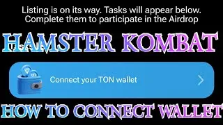 HOW TO CONNECT WALLET ON HAMSTER KOMBAT