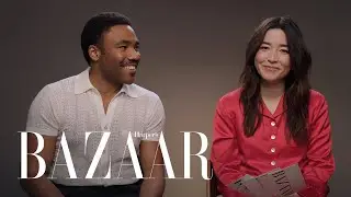 Donald Glover & Maya Erskine Test How Well They Know Each Other | All About Me | Harper's BAZAAR