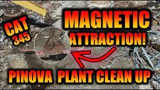 Magnetic Attraction at the Pinova Chemical Plant Demolition and Clean up in Brunswick, Ga.