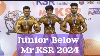 Junior Below Category Mr.KSR 2024 State Level Bodybuilding Competition ​⁠