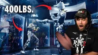 Robots Fight for $10K Prize in America's First 6-Foot-Tall Humanoid Robot League