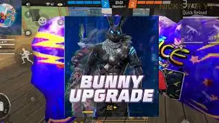m1887 ff new skin blue bunny gloo wall skin💎 💙