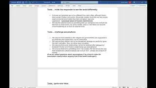 Rubric Links to The Crucible