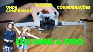 NOSSO PRIMEIRO DRONE! UNBOXING E PRIMEIRAS IMPRESSÕES DO DJI MINI 4 PRO FLY MORE COMBO PLUS RC2 #dji
