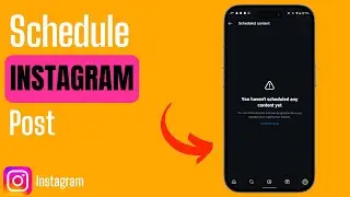 Schedule Instagram Posts for Free! (iPhone & Android) 📅