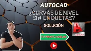 AGREGAR ETIQUETAS A CURVAS DE NIVEL EN AUTOCAD