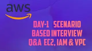 Day-1 |AWS Scenario Based Interview Questions on EC2, IAM and VPC |#aws #devops #devsafia