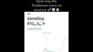 Tendieman Song / $GME / GameStop / Graph