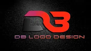 DB Attractive simple logo design in pixellab [Logo Makers]