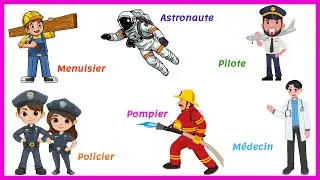 Les Métiers | Apprendre les métiers en français | Learn French Jobs | Vocabulaire français