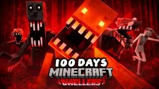 I Spent 100 Days Surviving the Dwellers in Hardcore Minecraft… PART 1