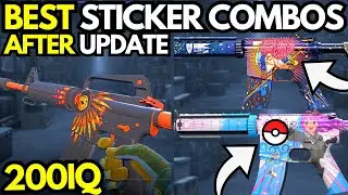 200IQ STICKER COMBOS in CS2 (BEST Sticker Crafts After NEW Update)