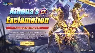 Saint Seiya Awakening News : Athena Exclamation EX  debarque sur la GLO & SEA allez pull !