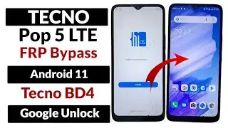 Tecno Pop 5 LTE (BD4) FRP / Google Account Bypass | Without PC 2025