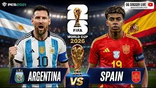 eFootball PES 21 Gameplay | World Cup 2026 Live Simulation