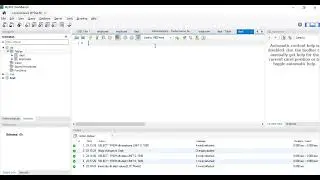 Write MySql Query in WorkBench