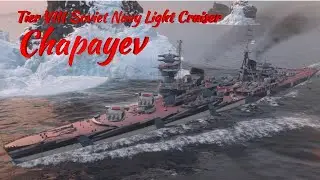World Of Warships Blitz - Chapayev (Stalinium spammer) Respawn Mode Gameplay