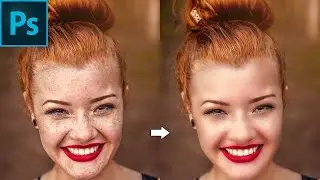 High-End Skin Softening in Photoshop | Remove Blemishes, Wrinkles, Acne Scars, Dark Spots (Easily)
