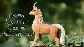 СОВЕТЫ: Как следует снимать schleich-сериалы?