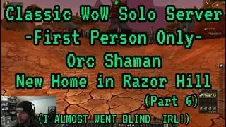 CLASSIC WOW FP SOLO SERVER -Orc Shaman- New Home in Razor Hill