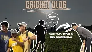 GF ka Naam Sunte hi Mara Sabse Lamba Six 😱 | Cricket Vlog  🏏