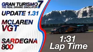 Gran Turismo 7 - Fastest Non Legendary 800pp Car - McLaren VGT (GT7 1.31 Car Sardegna Money Grind)