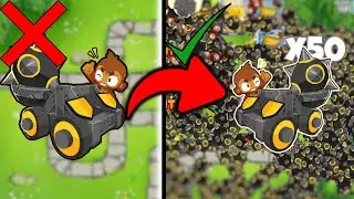 1 tower vs 50 modded towers