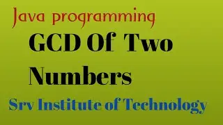 Program to find GCD of two numbers | GCD (Greatest Common Divisor) | Java Online Training