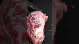黒毛和牛のハバキを無心で磨くだけの動画。 #asmr #nikuhack #肉磨き