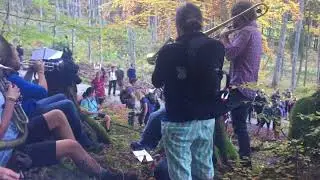 LaBrassBanda wandert, Kolbensattelweg, Blasmusik im Wald