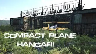SCUM How to Build a Compact Plane Hangar! 