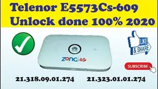 Telenor E5573Cs -609 unlock 100% done 2020 || 21.318.09.01.274 || 21.323.01.01.274
