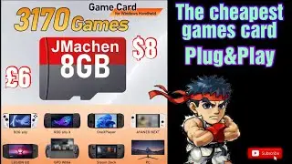 Cheapest on aliexpress SD Retro games card with 3170 games I Plug&Play 