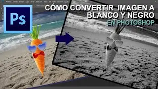 Como convertir imagen a blanco y negro en Photoshop