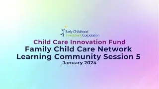 FCCN Learning Community Session 5