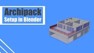 How to setup the Archipack add-on in Blender