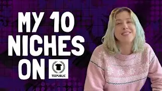 My Teepublic Shop Collections - my 10 Print on Demand Niches for 2022