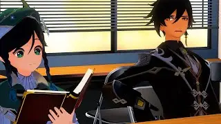 【MMD GENSHIN IMPACT/原神】 That was f sneeze (Venti and Zhongli)