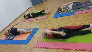 Ходьба в положении лёжа #пилатес #здороваяспина #здоровыесуставы #красиваяосанка #спина #лфк