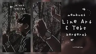 TUTORIAL LINE ART & TIPOGRAFI DENGAN ANIMASI! GAMPANG SEKALI !