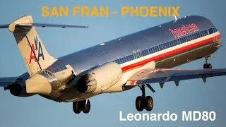Leonardo MD80 | KSFO - KPHX | MSFS