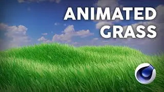 How to animate grass on Cinema4D